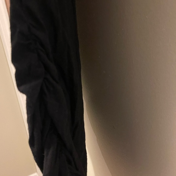 Motherhood Maternity Short-Sleeve Shirt
Black
Side Ruched 
Size: Medium - Picture 3 of 4